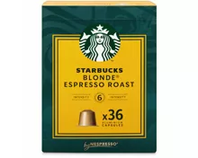 Starbucks Blonde Espresso Roast by Nespresso Blonde Roast, 36 Kapseln