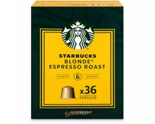 Starbucks Blonde Espresso Roast by Nespresso Blonde Roast, 36 Kapseln