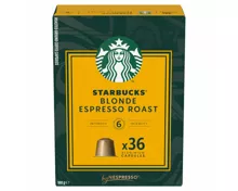 Starbucks Blonde Espresso Roast by Nespresso Blonde Roast Kaffee, 36 Kapseln