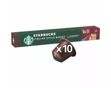 Starbucks Italian Style Roast by Nespresso Dark Roast, 10 Kapseln