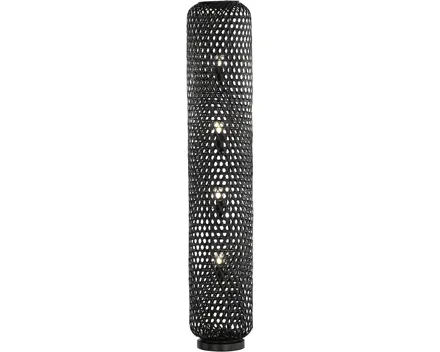 Stehleuchte Calla, schwarz matt