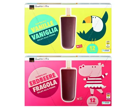 Stielglace Vanille & Erdbeer 2x684ml