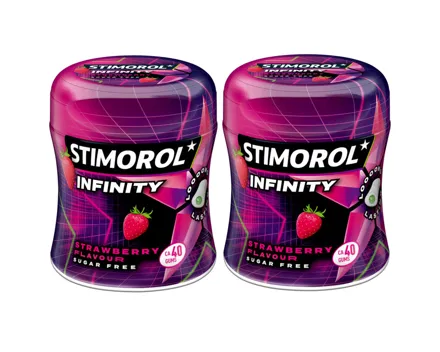 Stimorol Infinity Strawberry Bottle 2x 88g