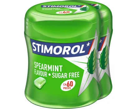 Stimorol Kaugummi Spearmint Bottle 2 x 87 g