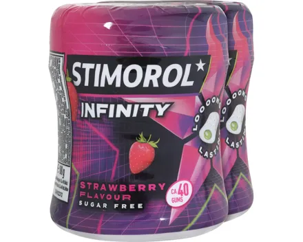 Stimorol Kaugummi Strawberry Lime Bottle 2 x 87 g