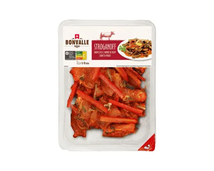 Stroganoff Pfanne mit Rindfleisch