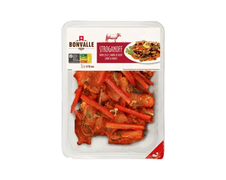 Stroganoff Pfanne mit Rindfleisch