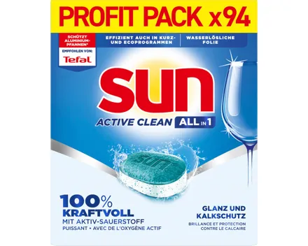 Sun All-in-1 Active Clean 94 Tabs