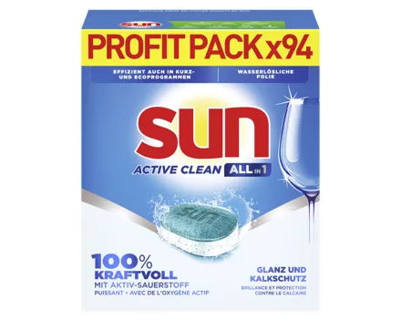 Sun All-in-1 Active Clean 94 Tabs