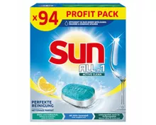 Sun All-in-1 Active Clean Geschirrspül-Tabs Lemon