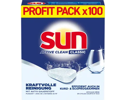 Sun Classic Active Clean 100 Tabs