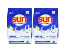 Sun Classic Geschirrspül-Pulver Active Clean Lemon 2x 950g