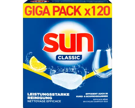 Sun Classic Geschirrspültabs Lemon