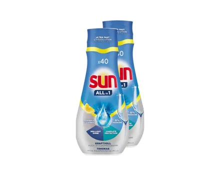 Sun Geschirrspül-Gel All in 1 Duo