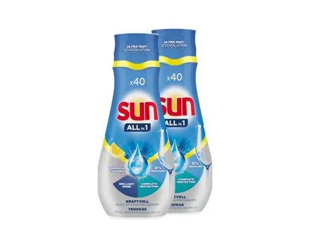 Sun Geschirrspül-Gel All in 1 Duo