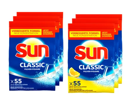 Sun Geschirrspülpulver Lemon