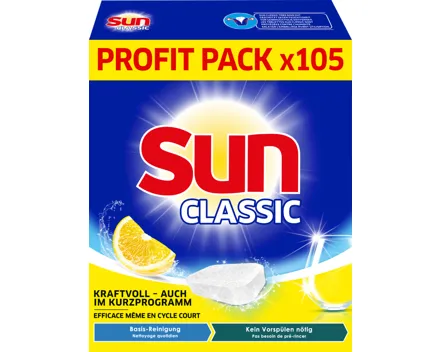 Sun Geschirrspültabs Classic Lemon