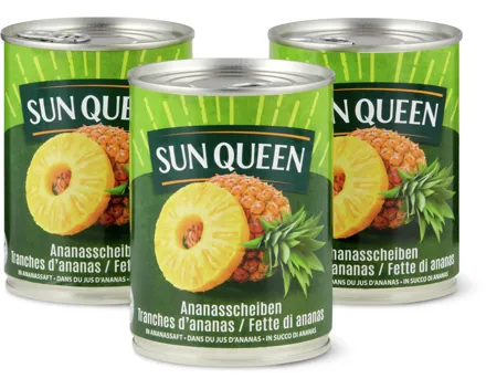 Sun Queen Ananas Scheiben, 3er-Pack