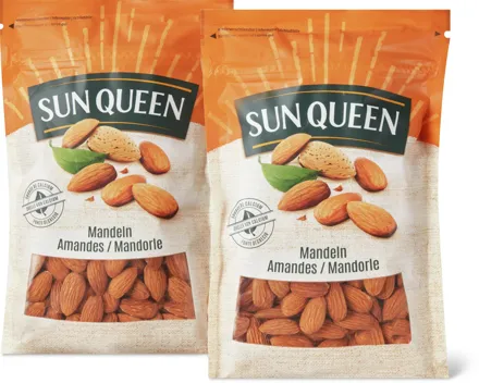 Sun Queen-Mandelkerne, -Nussmischung oder -Mango getrocknet, Duo-Pack