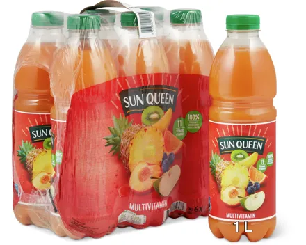 Sun Queen-Multivitamin und -Orangensaft, Fairtrade, 6er-Pack