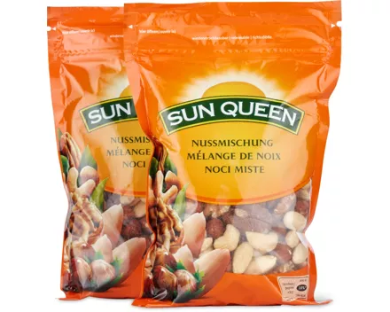 Sun Queen-Nussmischung, -Mandelkerne oder -Aprikosen