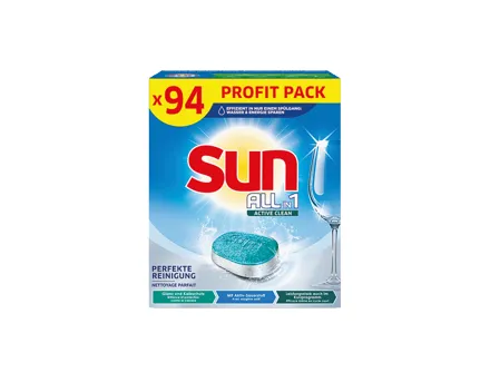 Sun Tabs All-In-1 Aktiv Clean Regular / Lemon