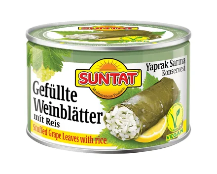 Suntat gefüllte Weinblätter