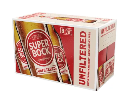 Super Bock Bier unfiltered