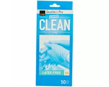 Super Clean Einweg-Handschuhe ohne Latex M 50 Stück