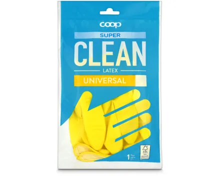 Super Clean Handschuhe Universal FSC gelb M, 1 Paar