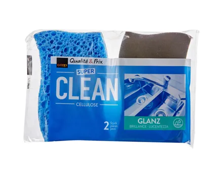 Super Clean Schwamm Glanz, 2 Stück