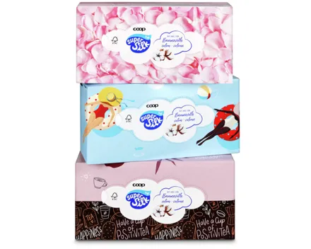 Super Silk Soft mit Baumwolle Box 3x80 Stück