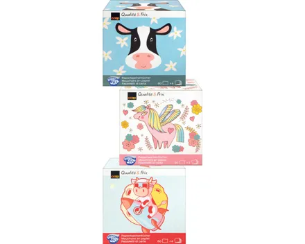 Super Silk Taschentücher Würfelbox 3x60 Stück