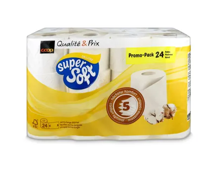Super Soft Deluxe 5-lagig 24 Rollen