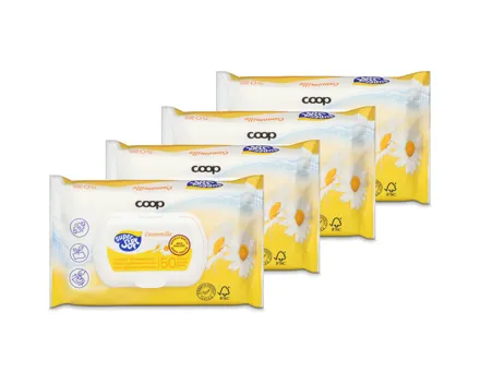 Super Soft Feuchttücher Kamille 50 Stück 4x 50St