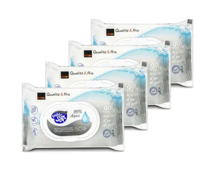 Super Soft Premium 99% Wasser 4x50 Stück