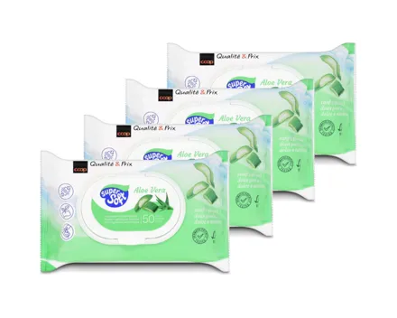 Super Soft Premium Aloe Vera 4x50 Stück