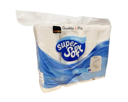 Super Soft Sensation 3-lagig 32 Rollen