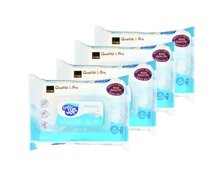 Super Soft Sensitive feucht 4x50 Stück