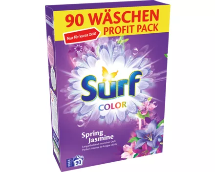 Surf Waschpulver Color Spring Jasmin 90 Waschgänge