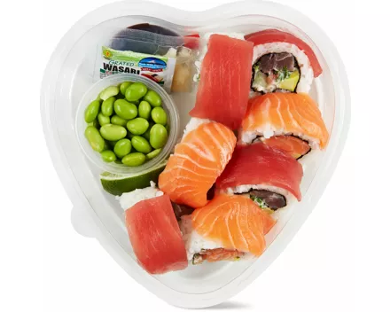 Sushi Herz Valentinstag