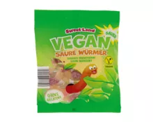 SWEET LAND, Vegane Fruchtgu, Sauer gezuckerte Würmer