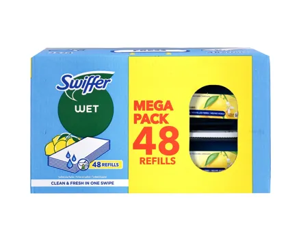 Swiffer Feuchte Bodentücher Nachfüllpackung, 48 Stück