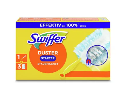 Swiffer Starterkit Staubmagnet mit Griff, inkl. 3 Tücher mit Duft