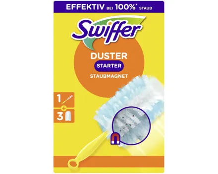 Swiffer Starterkit Staubmagnet mit Griff, inkl. 3 Tücher mit Duft