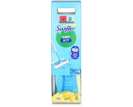 Swiffer Systemstarter Blue & 6 feuchte Bodentücher