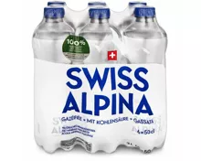 Swiss Alpina Blau Mineralwasser mit Kohlensäure 6x50cl