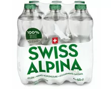 Swiss Alpina Grün Mineralwasser mit wenig Kohlensäure 6x50cl