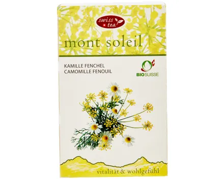 Swisstea Mont Soleil Tee Kamille & Fenchel 20 Beutel