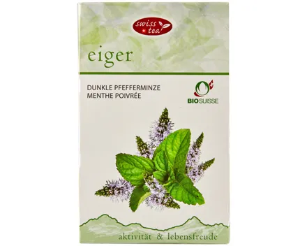 Swisstea Tee Eiger Pfefferminze 20 Beutel